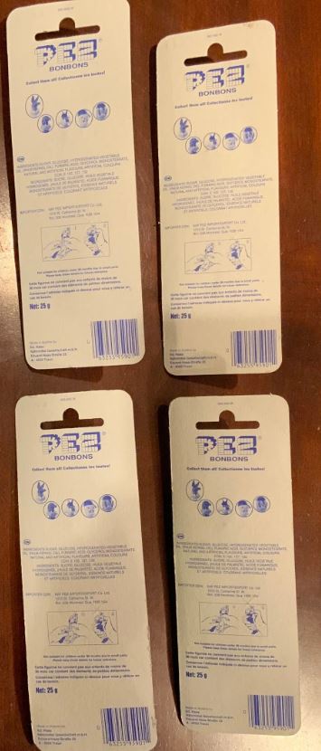 Vintage Looney Tunes Bugs Bunny Daffy Sylvester Pez Dispensers