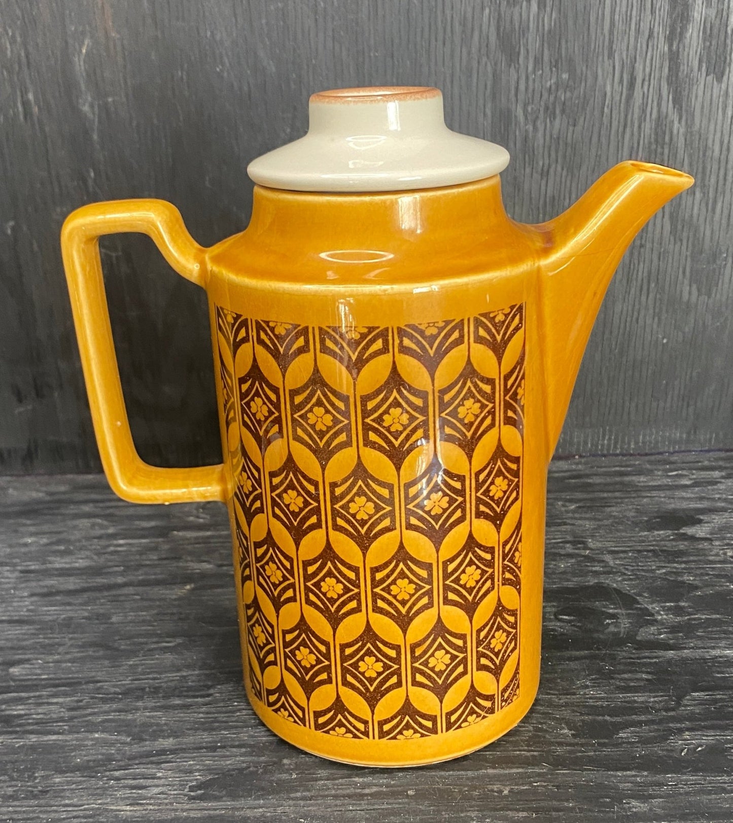 Vintage Made in Japan Geometric Coffee Pot