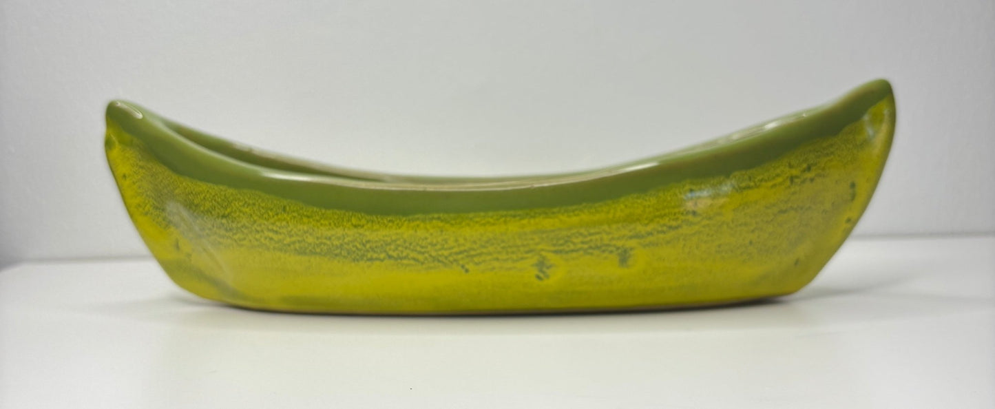 Vintage Maxwell Pottery Canoe Dip Dish