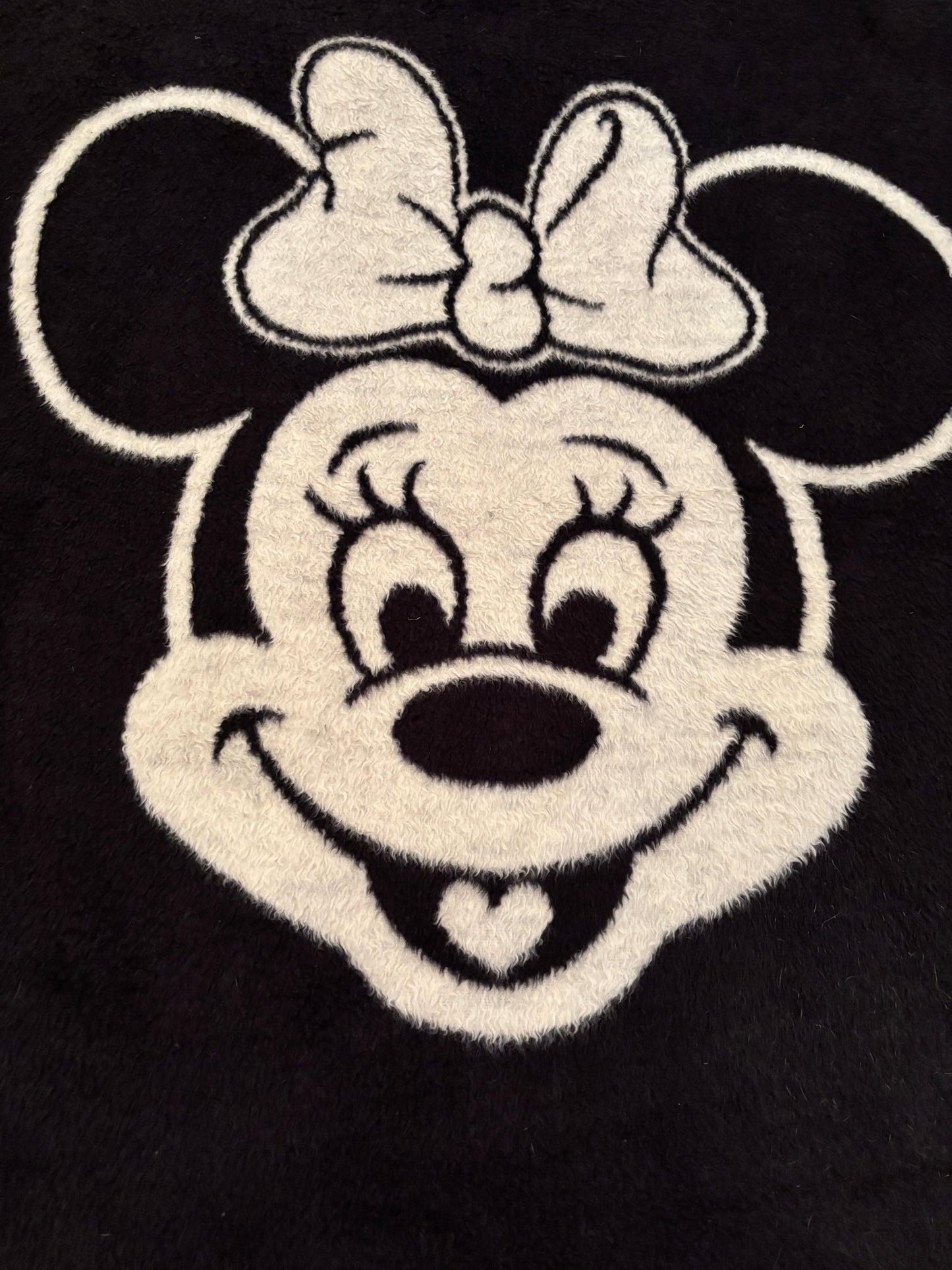 Vintage Minnie Mouse Reverse Image Wool Blanket