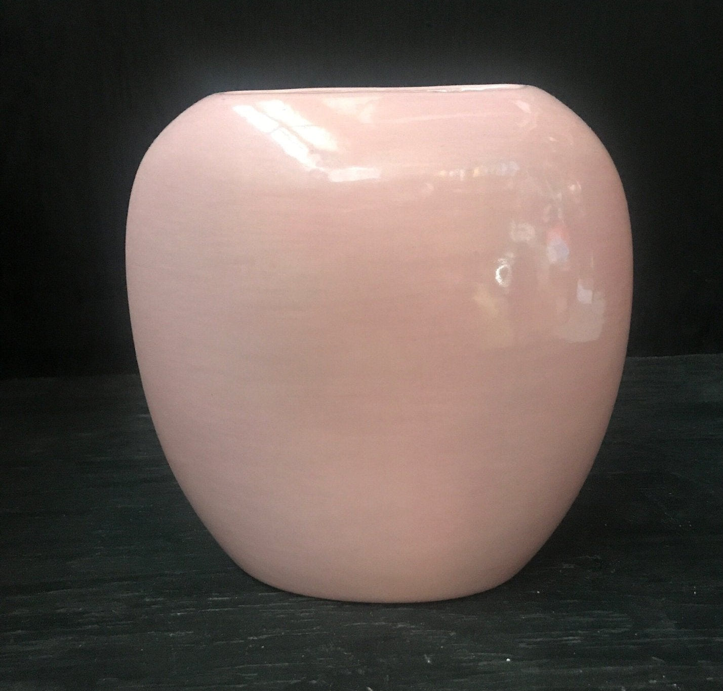 Vintage Modernist Retro Thin Pink Vase