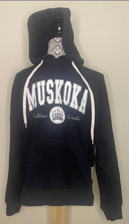 Vintage Muskoka Hoodie Black