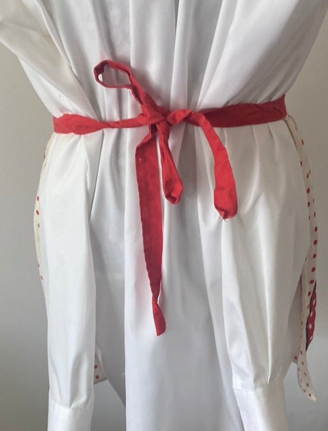 Vintage Polka Dot Chef Apron