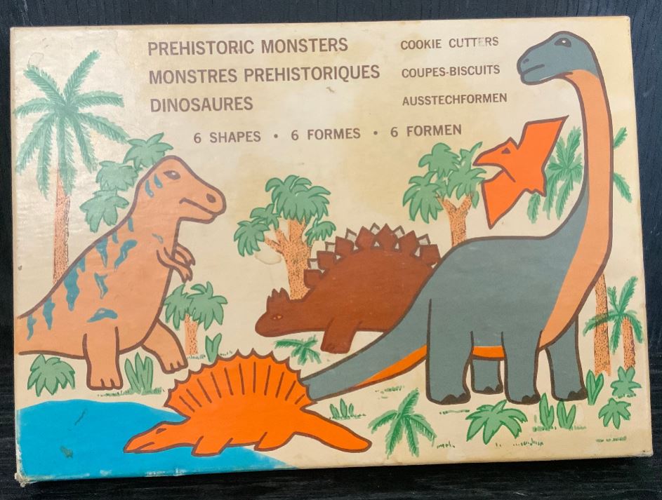 Vintage Prehistoric Monsters Metal Cookie Cutters