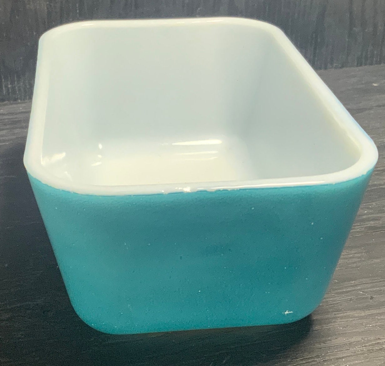 Vintage Pyrex Blue Fridgie Dish