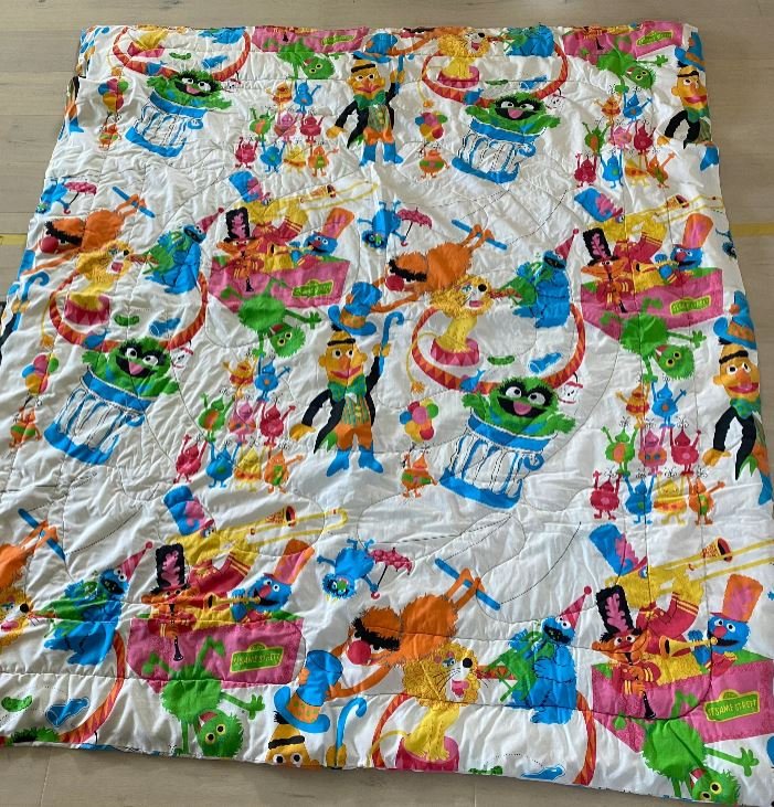 Vintage Sesame Street Blanket