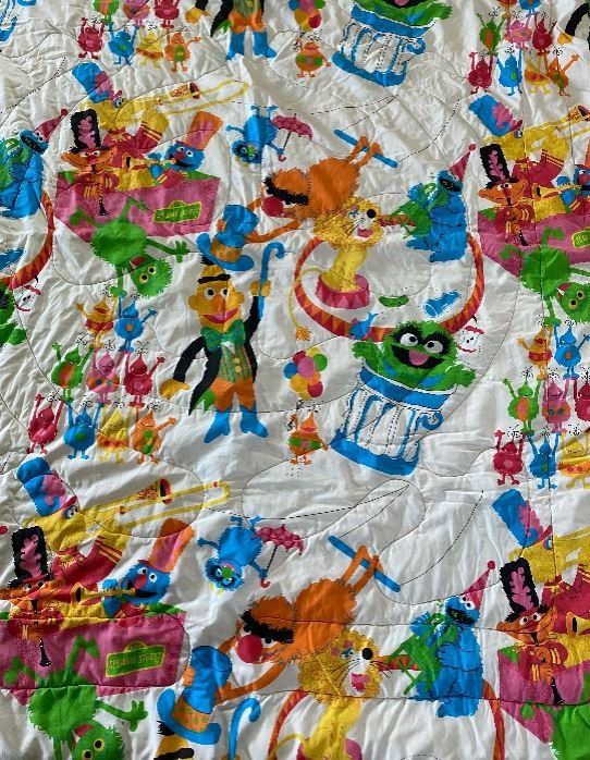Vintage Sesame Street Blanket