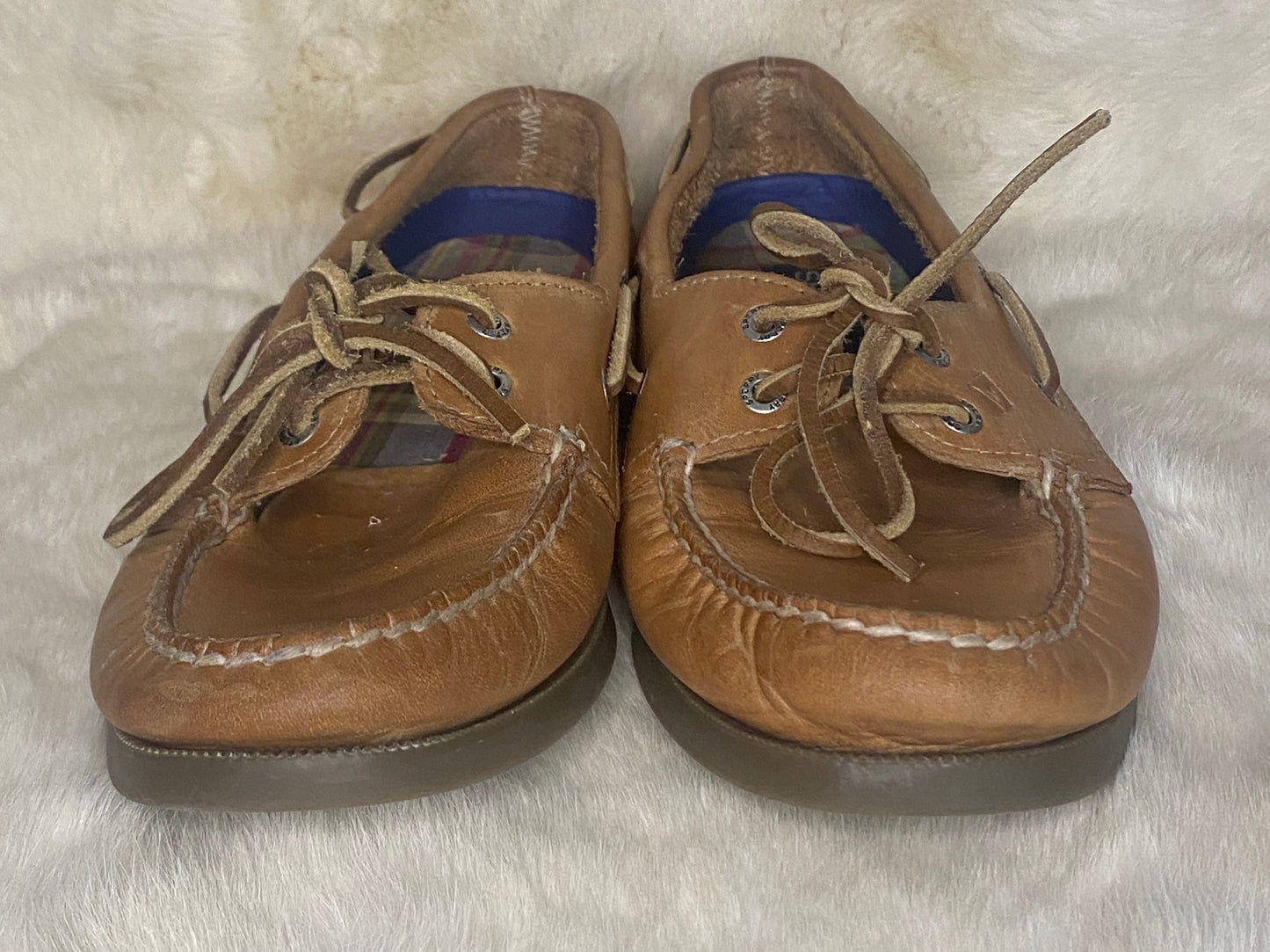 Vintage Sperry Top Sider Women’s Brown Loafers Boat Shoes