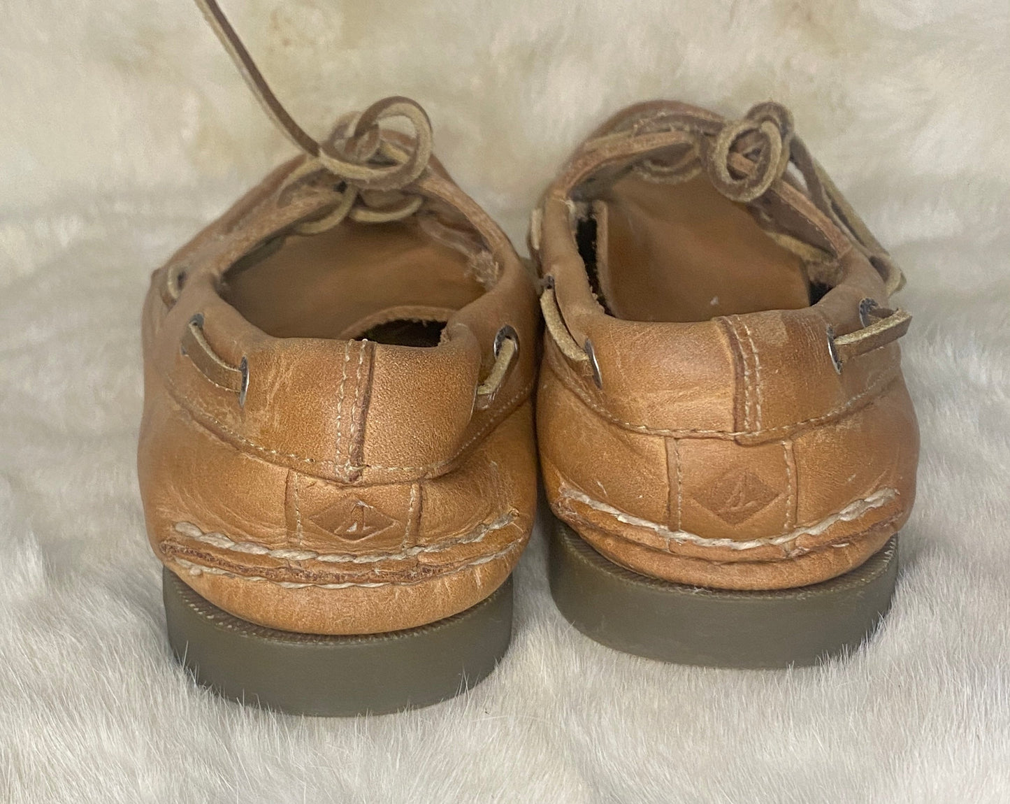 Vintage Sperry Top Sider Women’s Brown Loafers Boat Shoes
