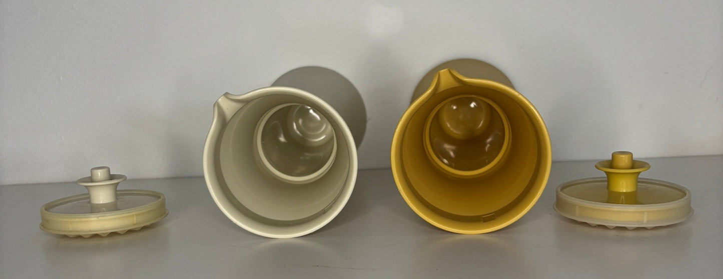 Vintage Tupperware Salad Dressing Cruets