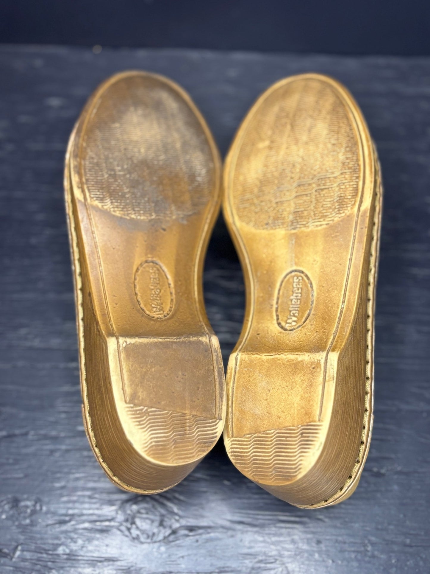 Vintage Wallabee Liz Tan Leather Women’s Shoes Medium