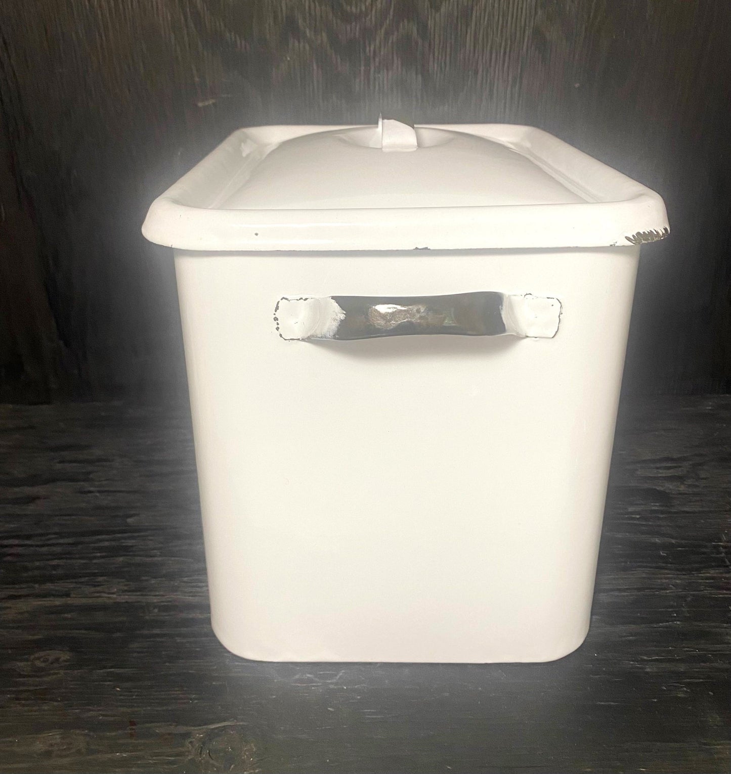 Enamel Bread Box