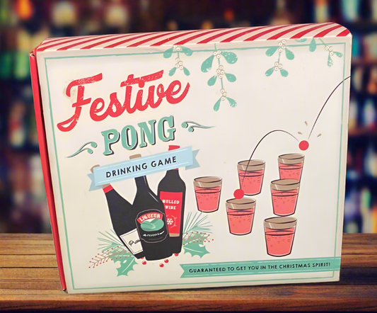 Christmas Festive Beer Pong Game