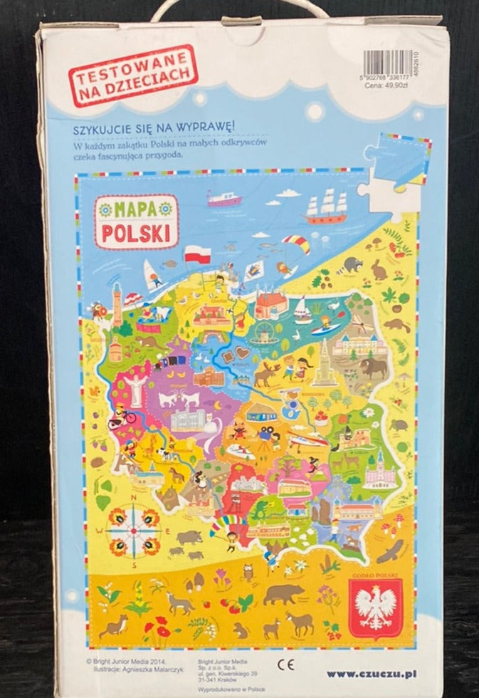 Kids Map of Poland Puzzle