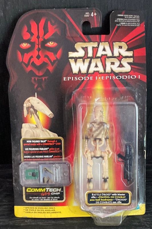 Star Wars Episode 1 Battle Droid Action Figure New Variant Card