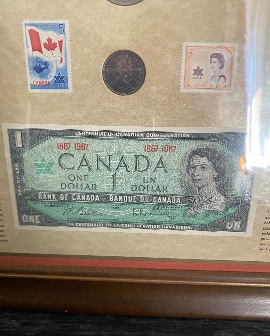 1967 Canadian 10 - Piece The Centennial Collection Framed Coin and Dollar Set - HLJ at Home1967 Canadian 10 - Piece The Centennial Collection Framed Coin and Dollar SetCoin SetCanadian Mint