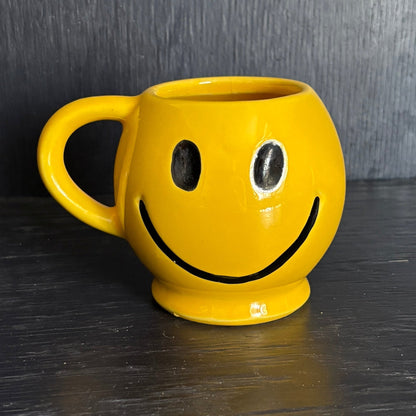 1970s Made in the USA McCoy Smile Face Mug