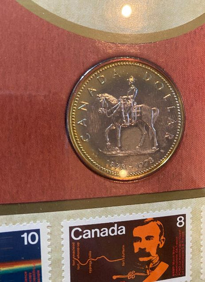 1973 The Year Canada Saluted the RCMP Coin and Stamp Framed Collection