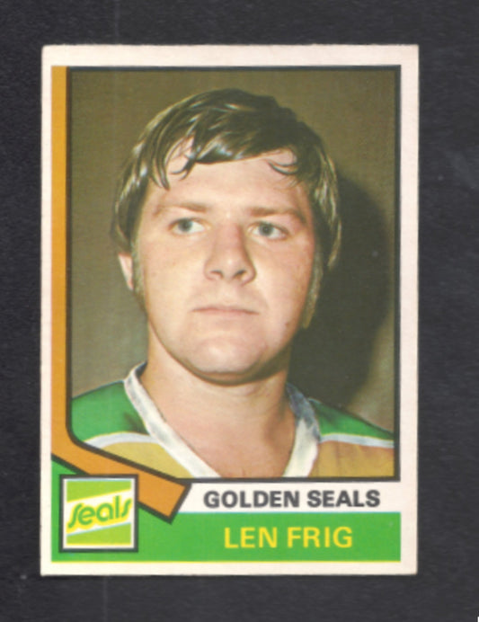 1974 - 1975 O - Pee - Chee Len Frig California Golden Seals Hockey Card #242 - HLJ at Home1974 - 1975 O - Pee - Chee Len Frig California Golden Seals Hockey Card #242Hockey CardO - Pee - Chee