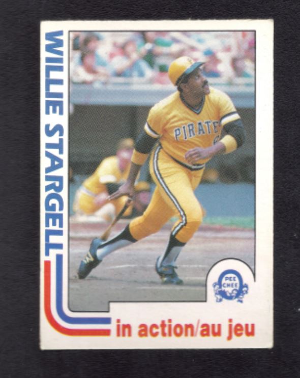 1982 Willie Stargell In Action #188 Pittsburgh Pirates Baseball Card - HLJ at Home1982 Willie Stargell In Action #188 Pittsburgh Pirates Baseball CardBaseball CardO - Pee - Chee