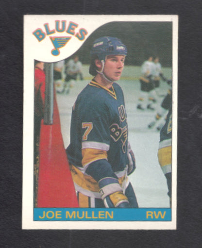 1985 - 1986 O - Pee - Chee Joe Mullen St. Louis Blues Hockey Card