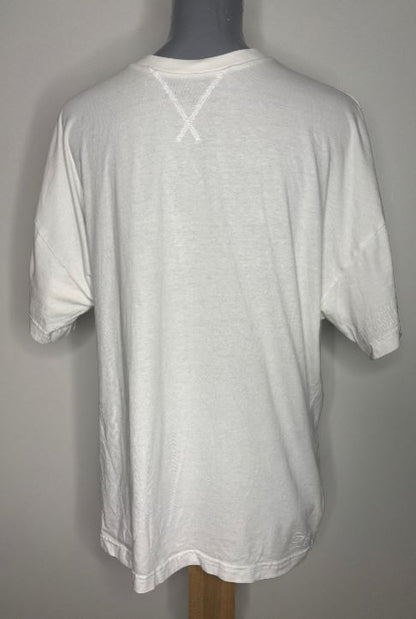 Gymshark Back Seam White Cotton Tee Shirt