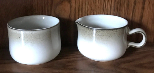 Denby Westbury Creamer and Sugar Bowl Set