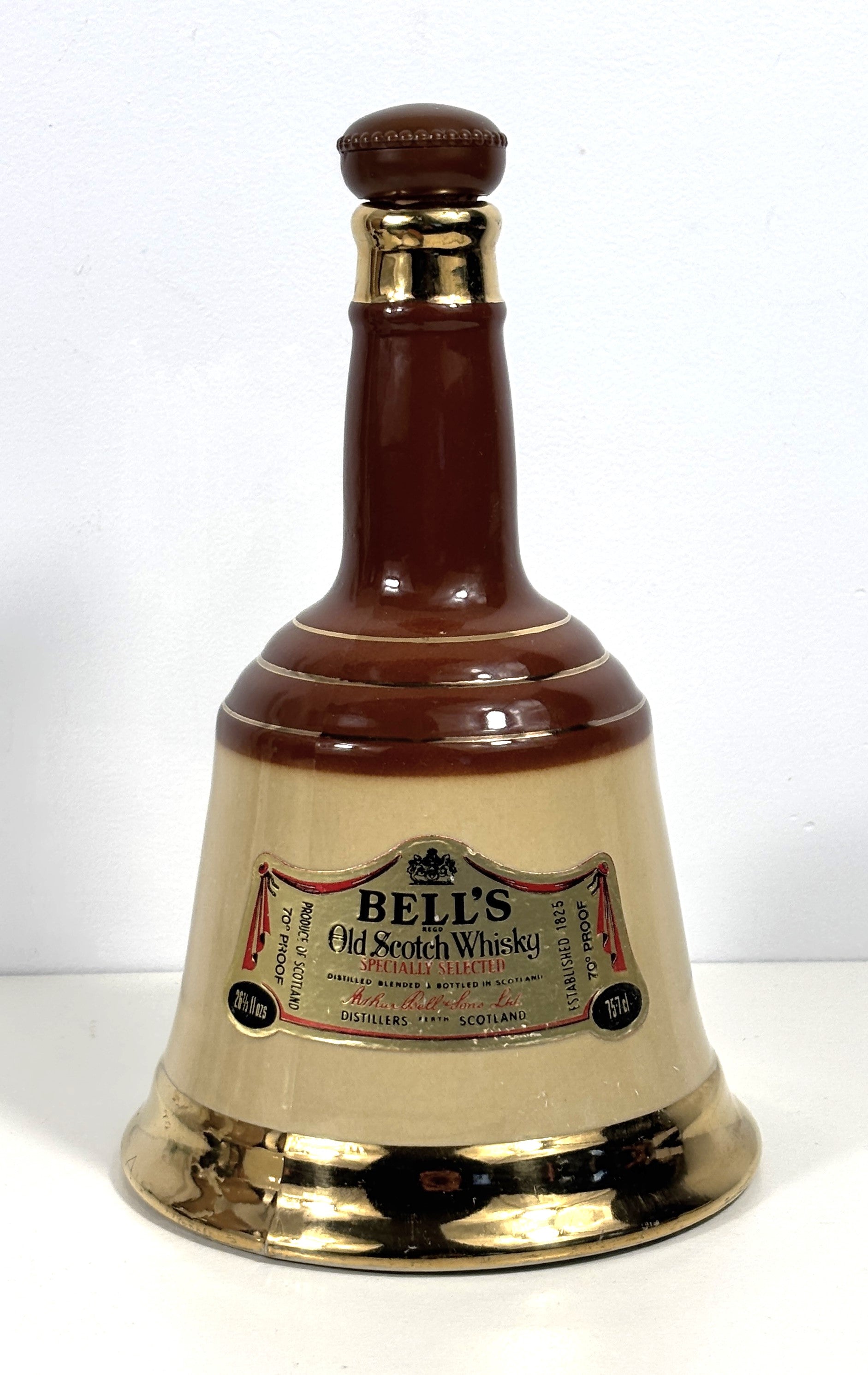 Bell’s Old Scotch Whiskey Bell Shaped Decanter