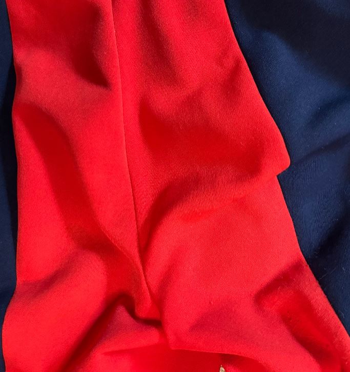 Topher Navy and Red Vintage Neoprene Ski Pants 12R