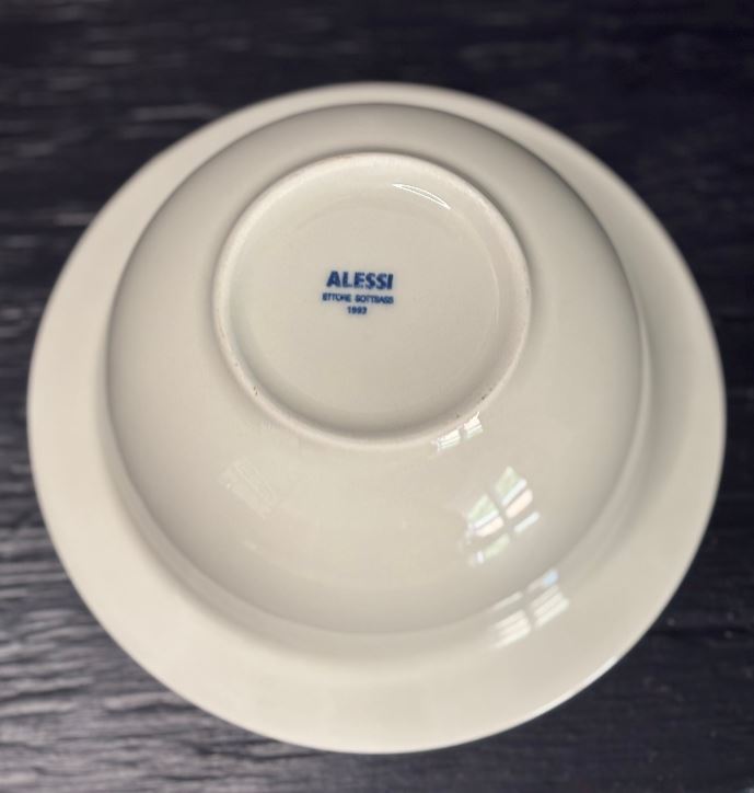 Alessi La Bella Tavola White Soup Cereal Bowls