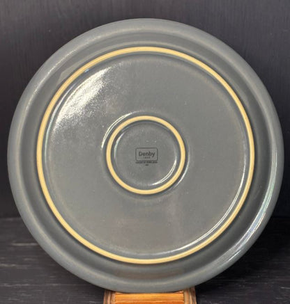 Denby Elements Fossil Grey Dinner Plate