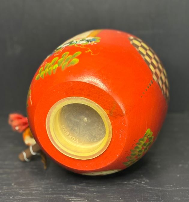Robroy Red Apple Inn Apple Shaped Toleware Birdhouse