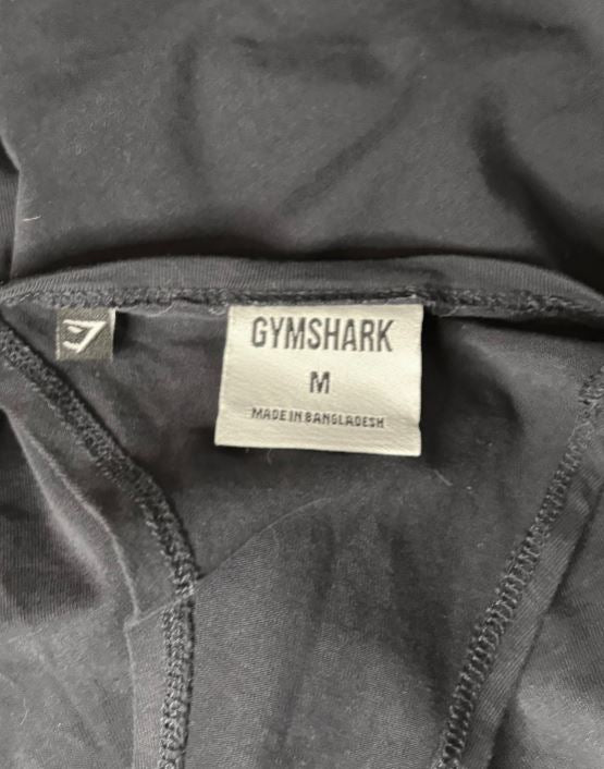 Gymshark Block Stringer Deep Blue and White Tank Top Muscle Shirt Adult Medium