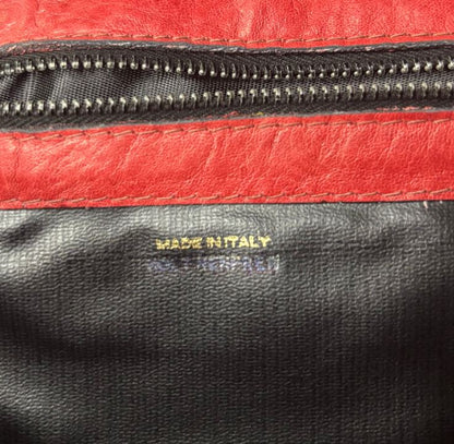 Vintage Made in Italy Holt Renfrew Burgundy Suede Shoulder Bag