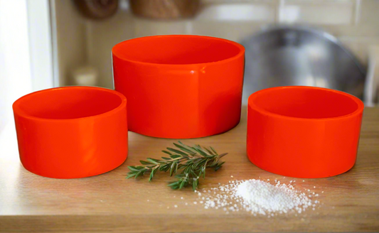 Erik Kold Orange Serving Bowls