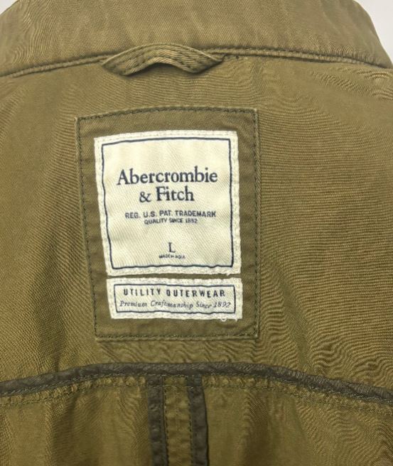 Abercrombie & Fitch Olive Drab Utility Jacket Women’s Large