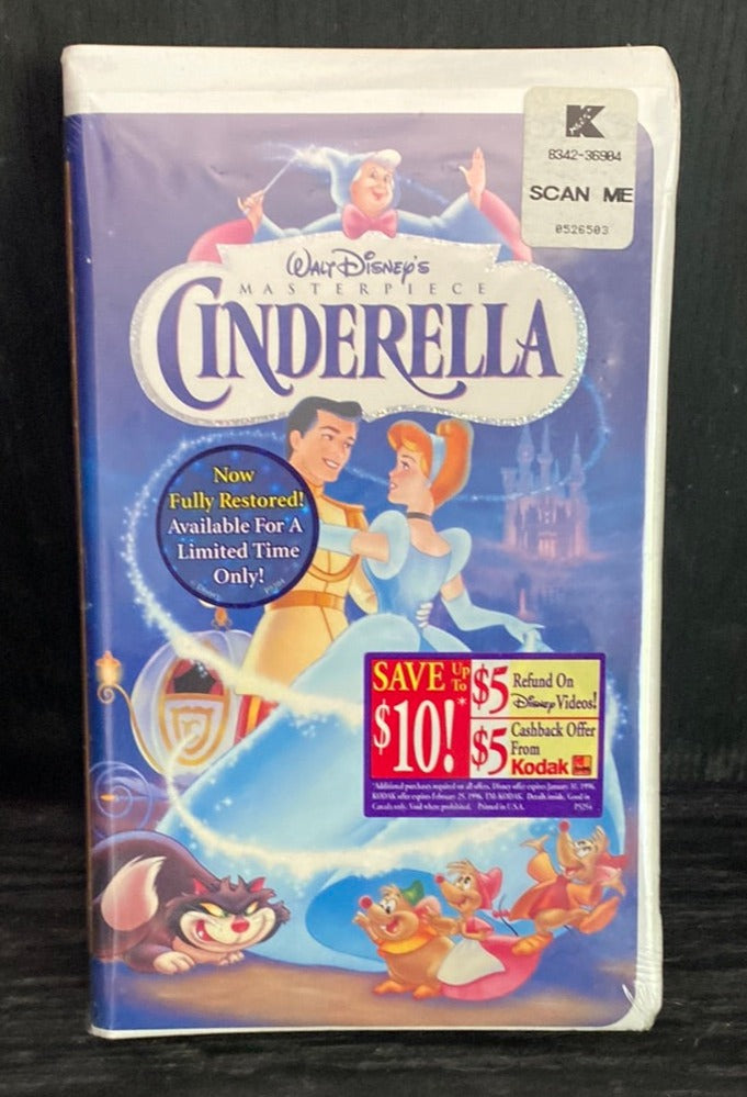 Cinderella VHS New Sealed