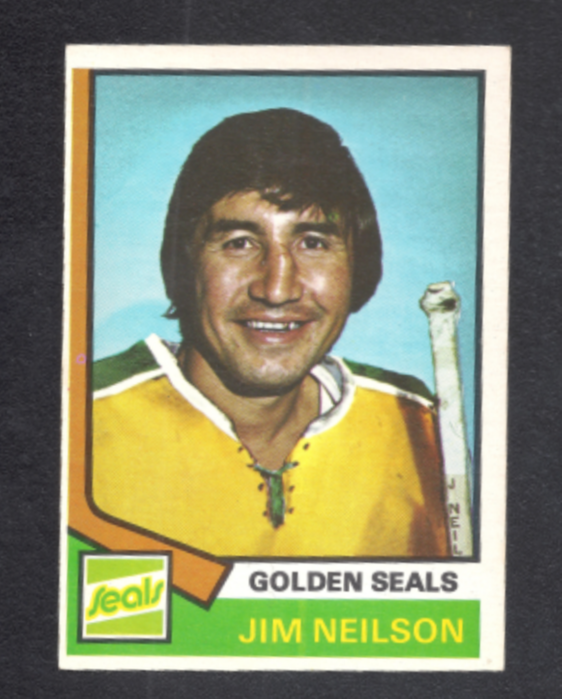 Jim Neilson California Golden Seals Hockey Card