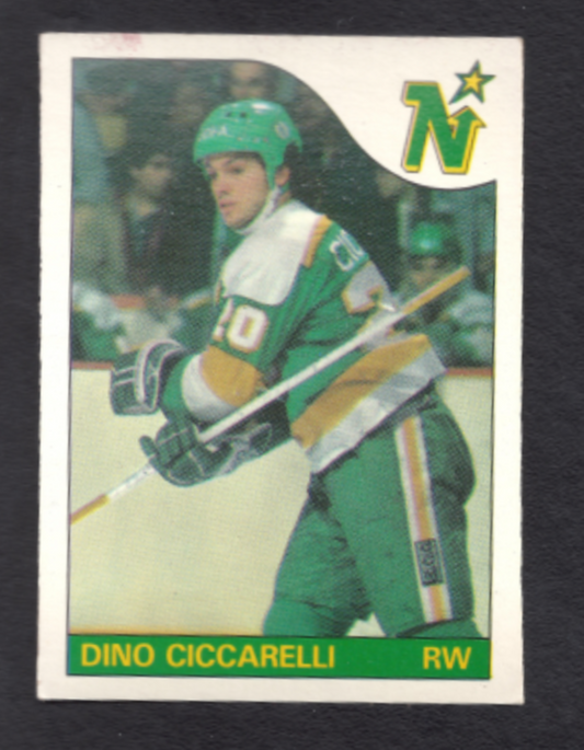 1985-1986 O-Pee-Chee Dino Ciccarelli Minnesota North Stars Hockey Card #13