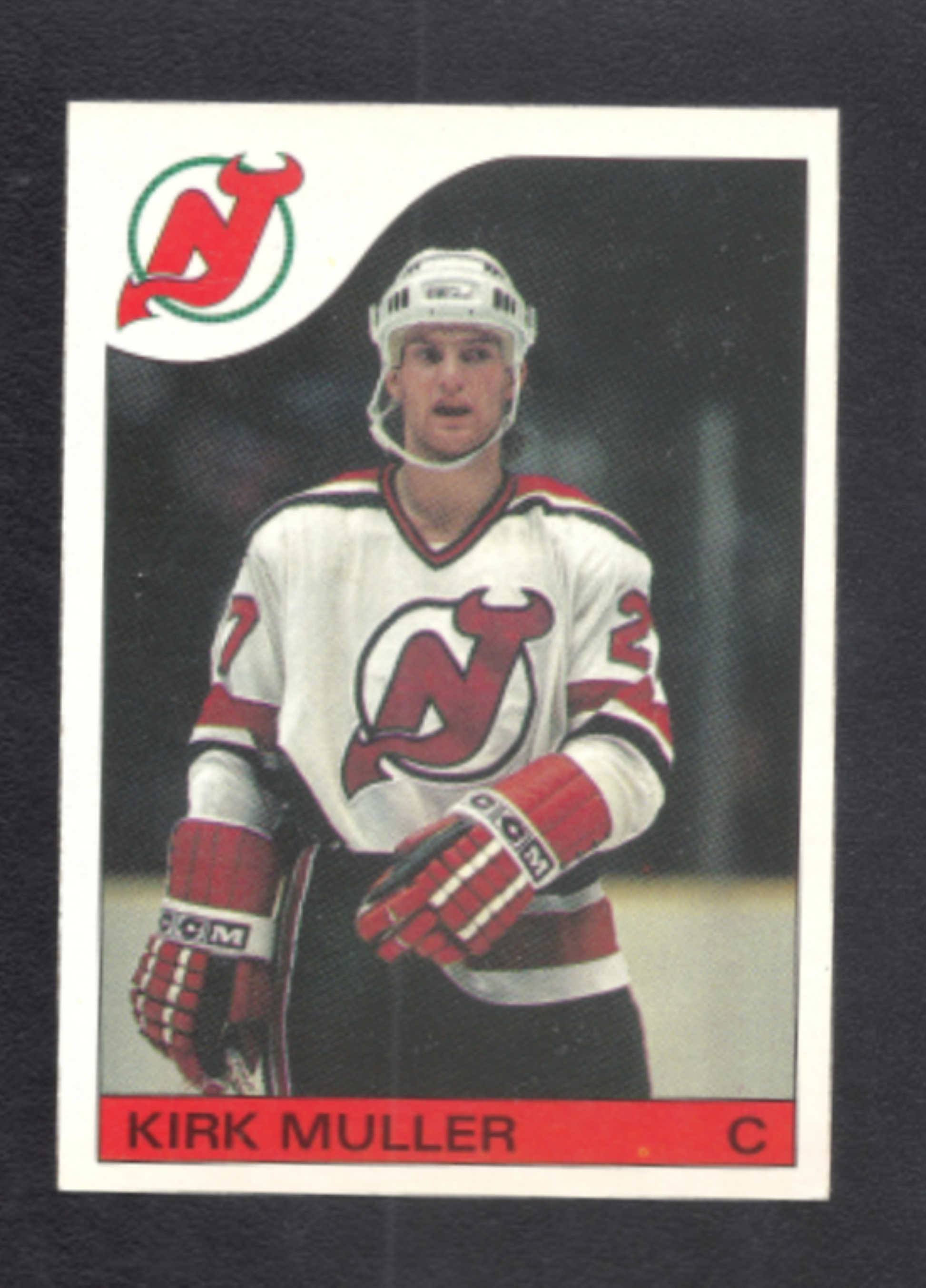 1985-1986 O-Pee-Chee Kirk Muller New Jersey Devils Hockey Card #84