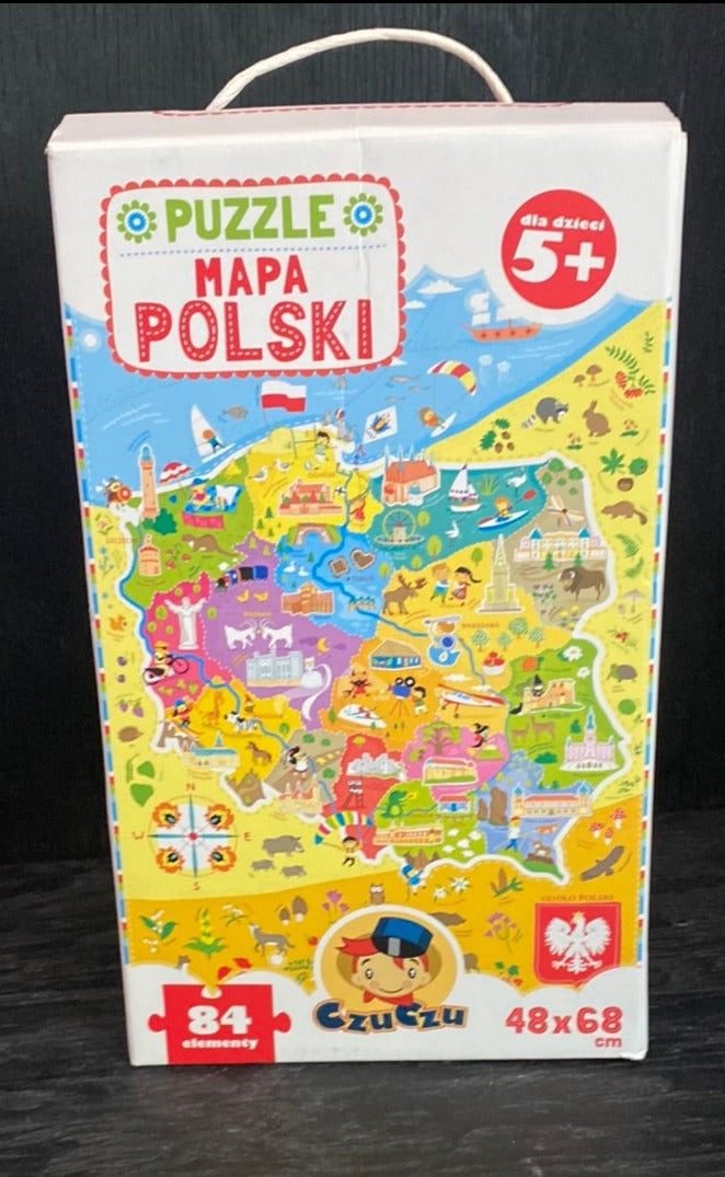 Puzzle Mapa Polski Czu Czu