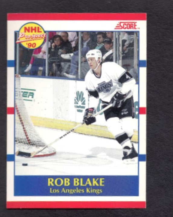 1991-92 Score Canadian Rob Blake Los Angeles Kings Rookie Card #421