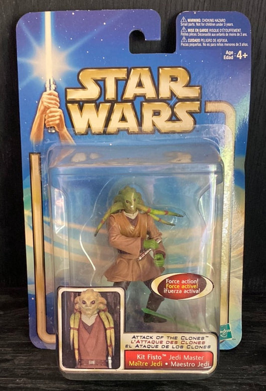 Star Wars Attack of the Clones Kit Fisto Jedi Master Variant Action Figure