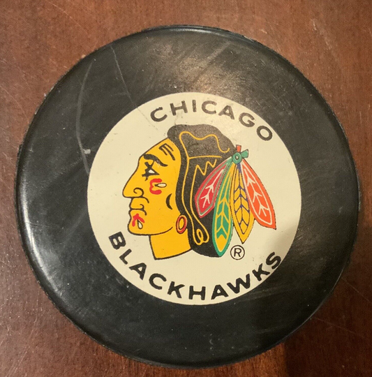 Official Vintage NHL Chicago Blackhawks Hockey Puck