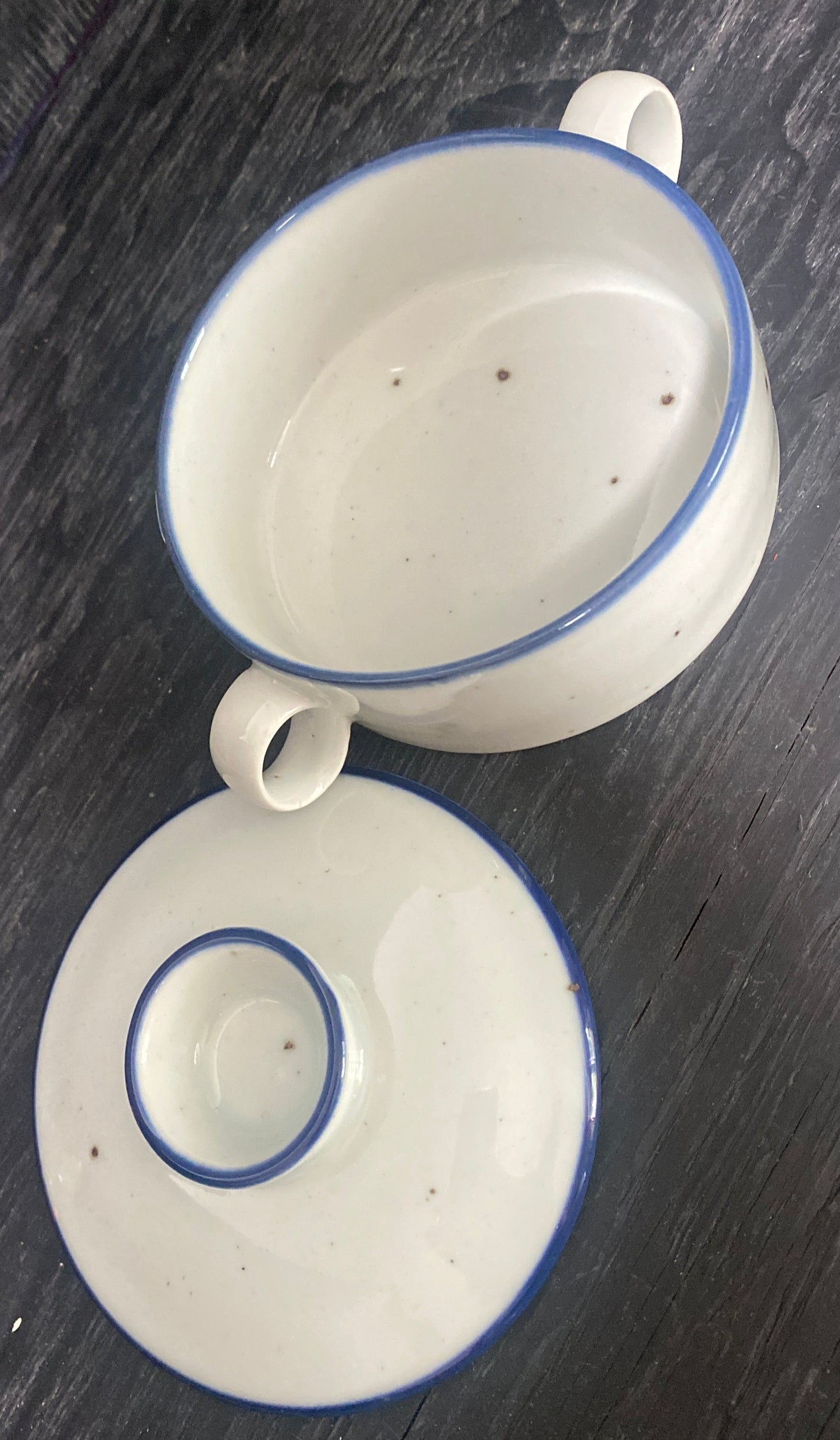 Dansk Blue Mist Sugar Bowl