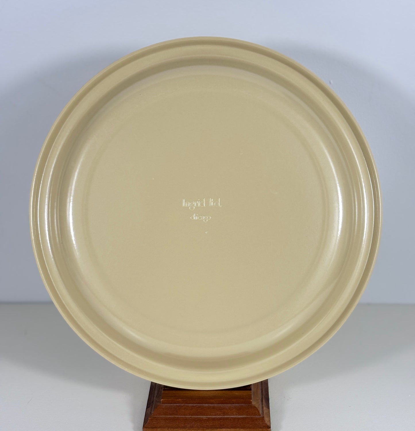 Ingrid Chicago Vintage Beige Melamine Dinner Plate