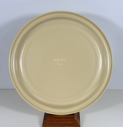 Ingrid Chicago Vintage Beige Melamine Dinner Plate