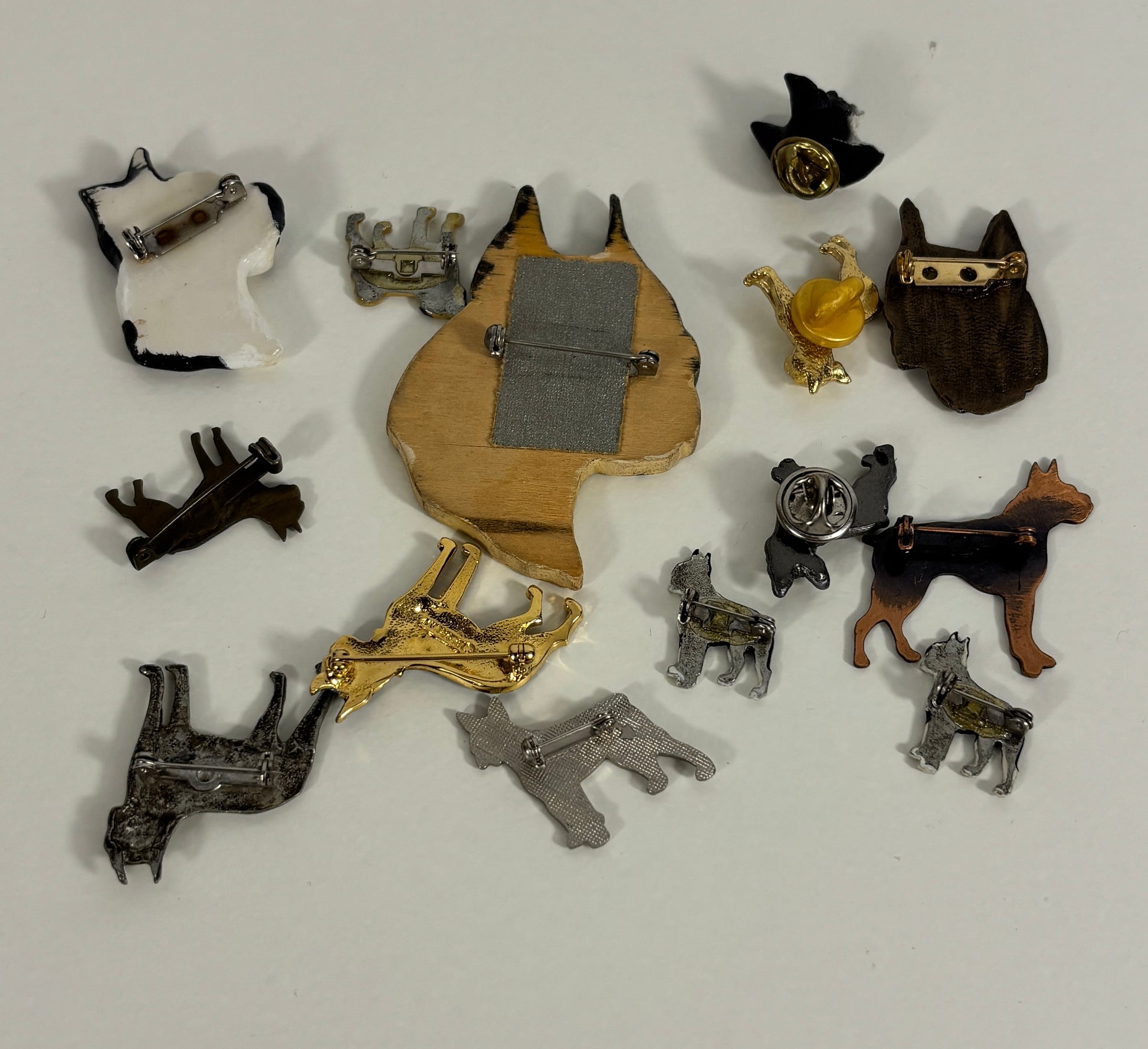 Lot of Boston Terrier Bulldog Frenchie Dog Pins