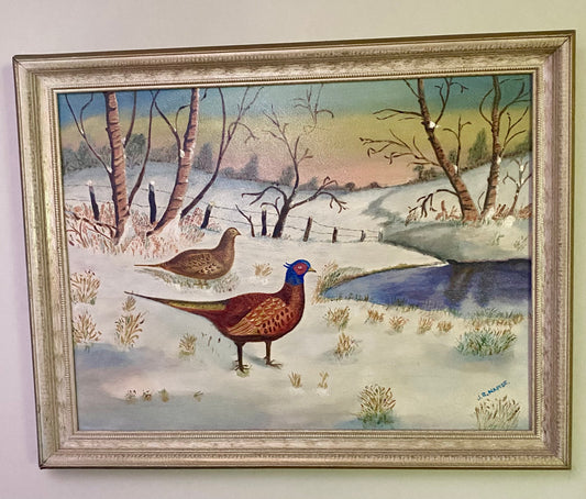 Original J.R. Napier Pheasant Painting