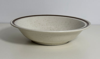 Valencia Japan Brown Rim Stoneware Soup Bowl